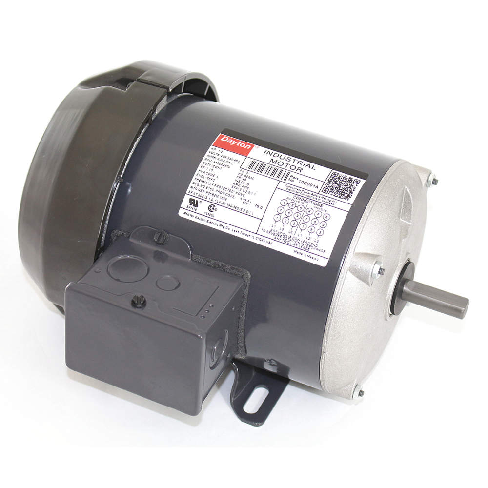 1/2 HP General Purpose Motor, 3-Phase, 3450 Nameplate R