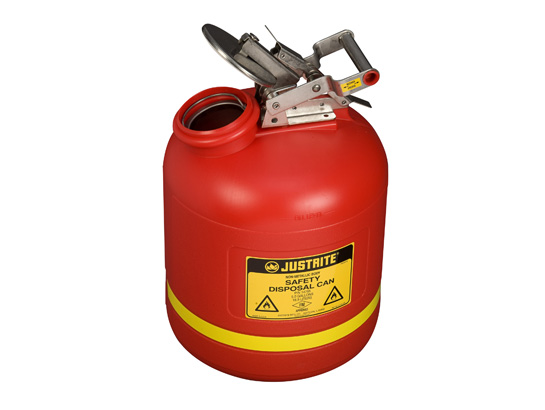 Safety Can for Liquid Disposal, S/S hardware, 5 gallon 