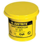 Steel Bench Can, 1 qt. Capacity, 4-1/2" Dasher Plate Di