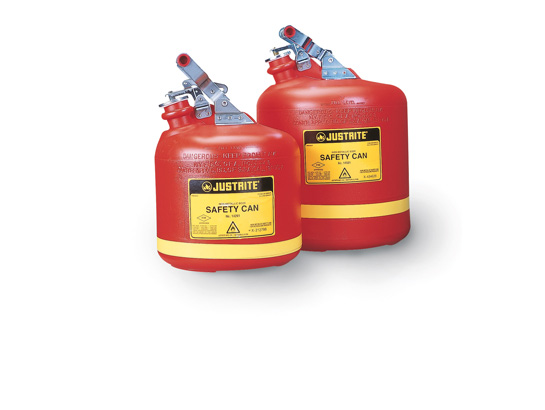 Type I Safety Can, Round Nonmetallic, S/S hardware, 2.5