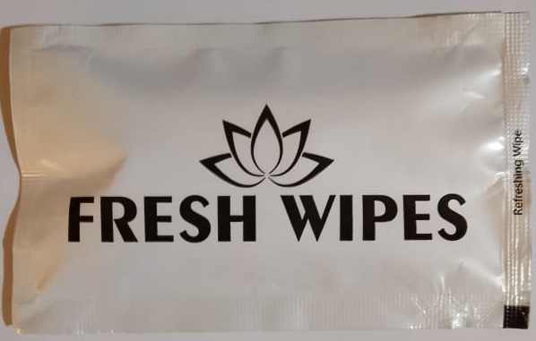 Fresh WipesWet 100 pcs pack Quickly Cleaning Our Hands, Individually Wrapped Wipes Homeless, Suitable for Restaurants, Weddings and Barbeques white Floral scent