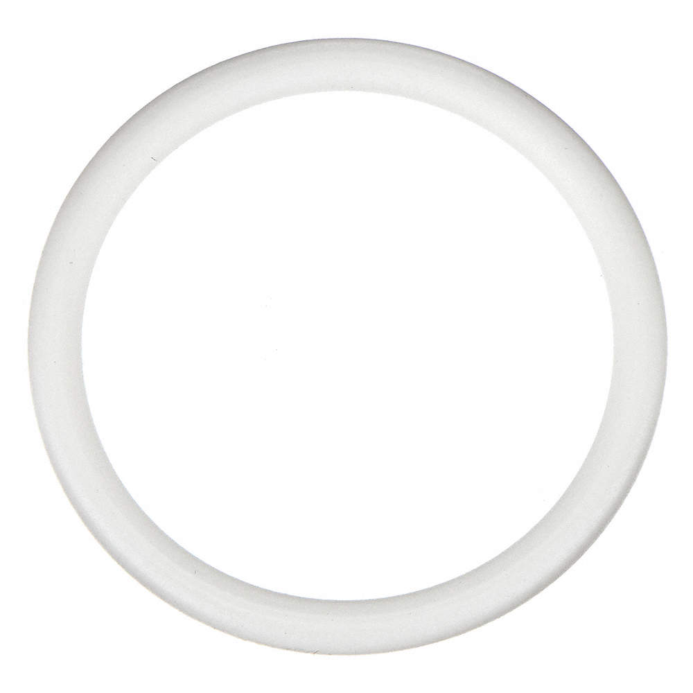 Round #010 Very Hard PTFE O-Ring, 0.239" I.D., 0.379"O.