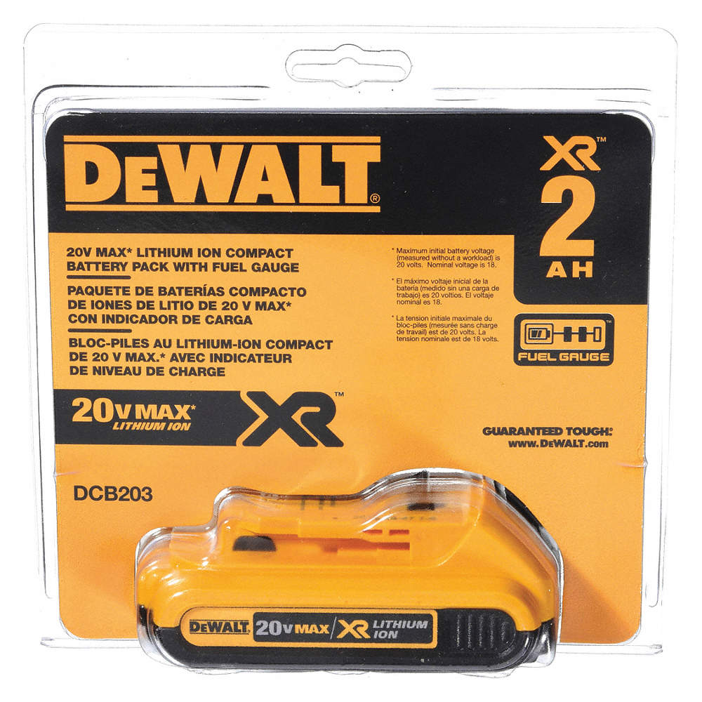 20V MAX™ Battery, Li-Ion, For Use With DEWALT® 20V C