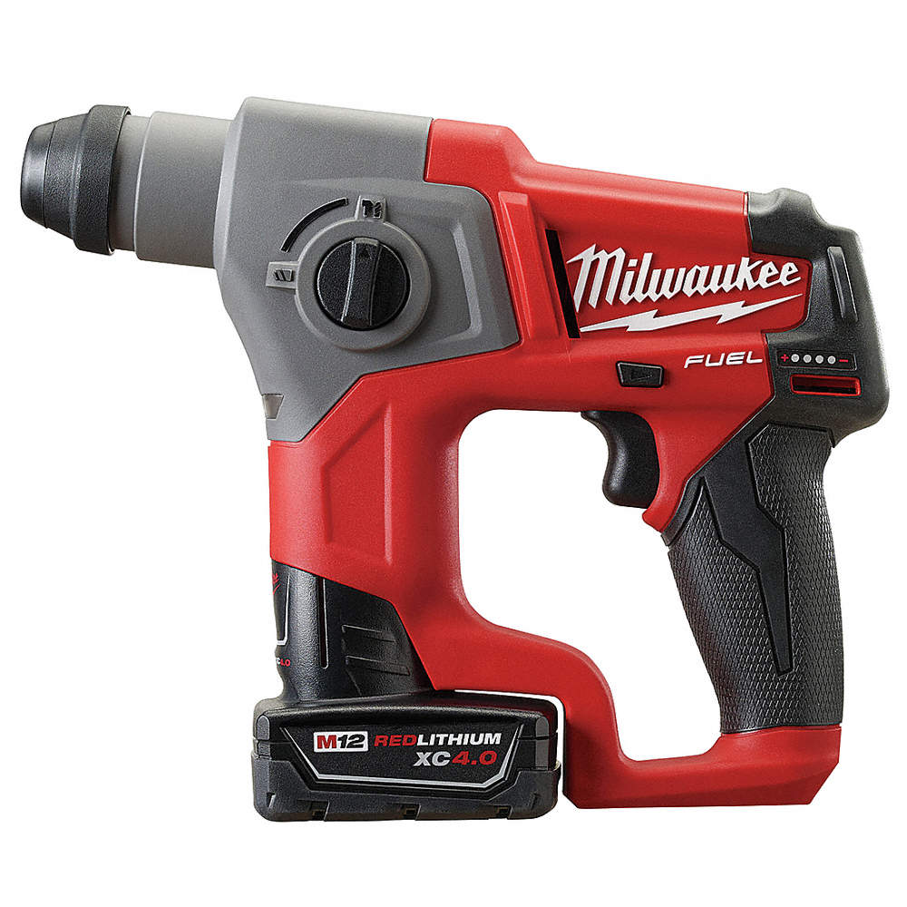 Cordless Rotary Hammer Kit, 12.0 Voltage, 0 to 6200 Blo