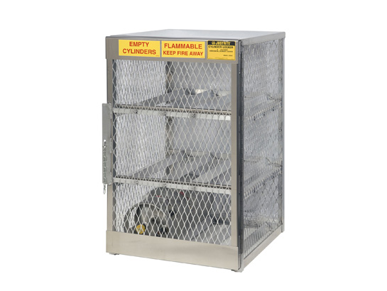 ylinder locker for safe storage of 6 horizontal 