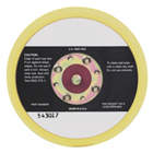 Disc Backup Pad, 5 Dia, Adhesive/PSA