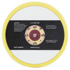 Disc Backup Pad, 6 Dia, Adhesive/PSA