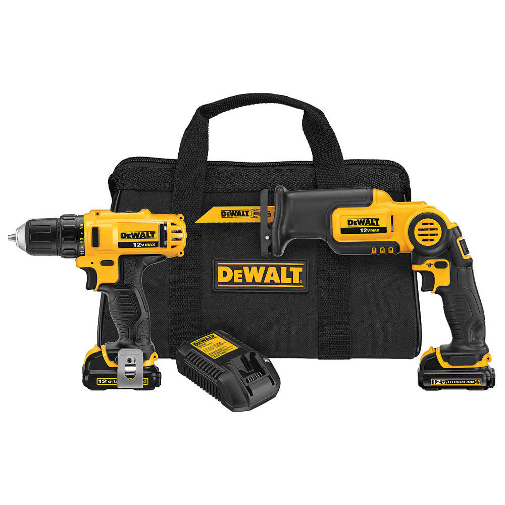 12V MAX® Cordless Combination Kit, 12.0 Voltage, Numbe