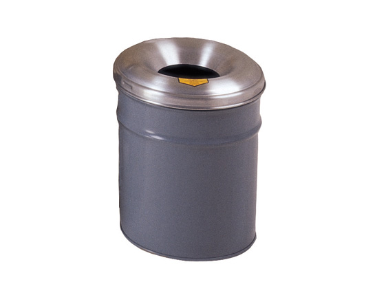 Cease-Fire Waste Receptacle, Safety Drum Can with Alumi