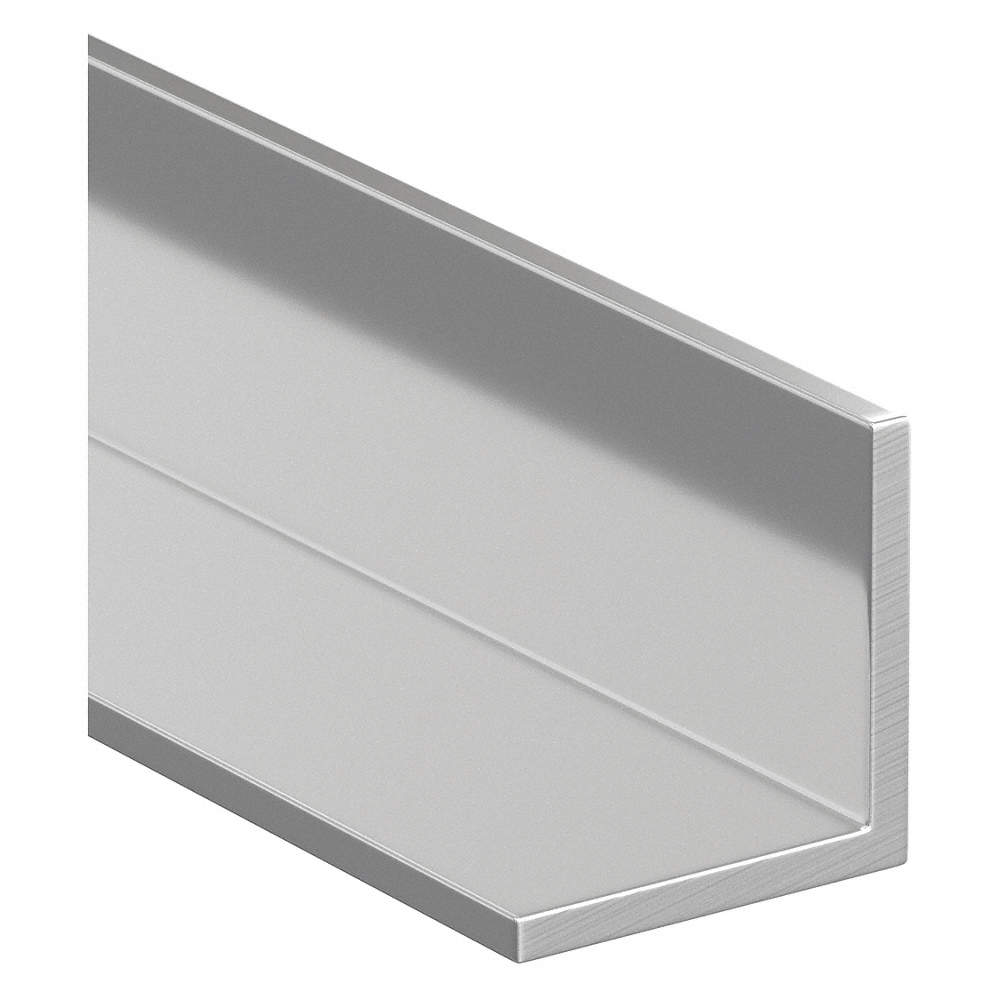 8 ft. 6061 Aluminum Angle Stock, 90° 1/4" Thick, 1-1/4