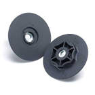 Disc Backup Pad, 4-1/2D, Quick Change, PK5