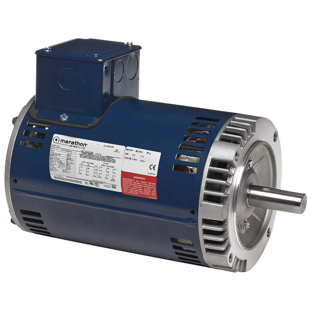 3 HP General Purpose Motor,3-Phase,3490 Nameplate RPM,V