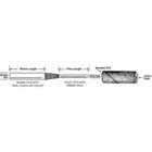 Cartridge Roll Mandrel, 1/8inDia x 3/4inL