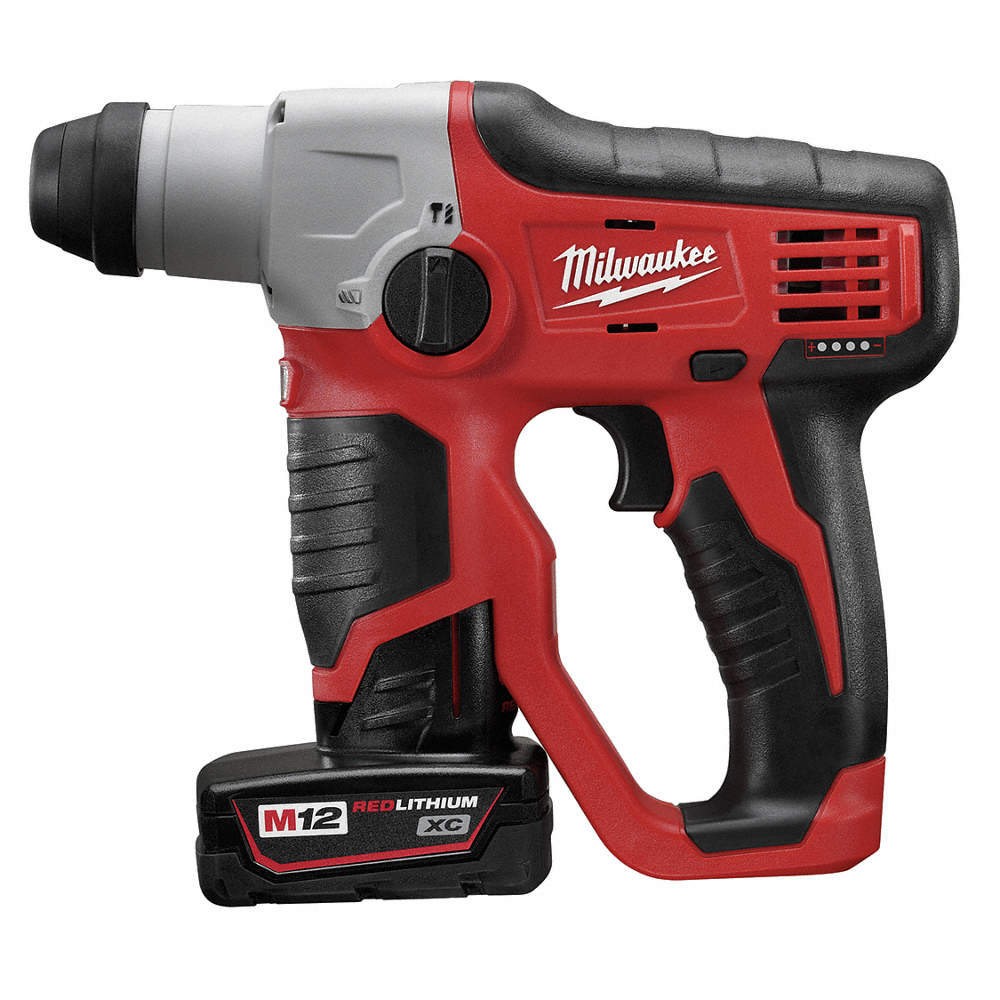 Cordless Rotary Hammer Kit, 12.0 Voltage, 0 to 5350 Blo