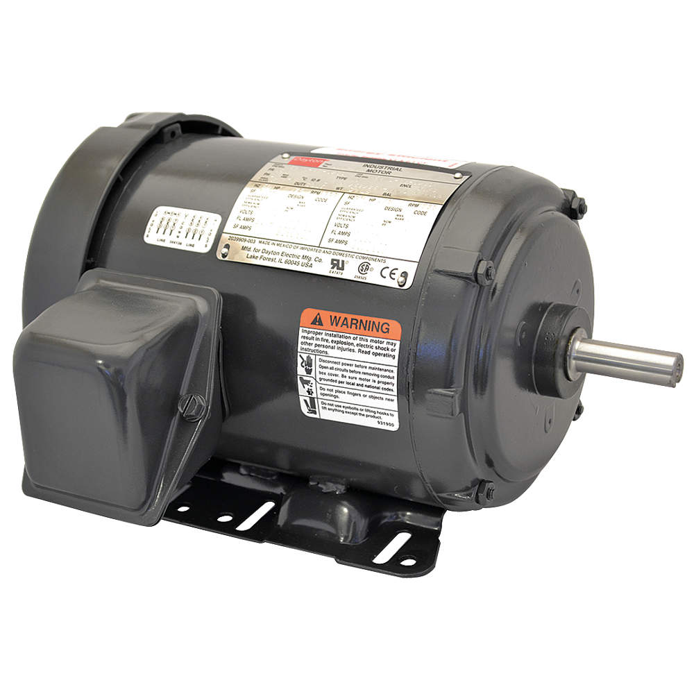 3/4 HP General Purpose Motor, 3-Phase, 1155 Nameplate R