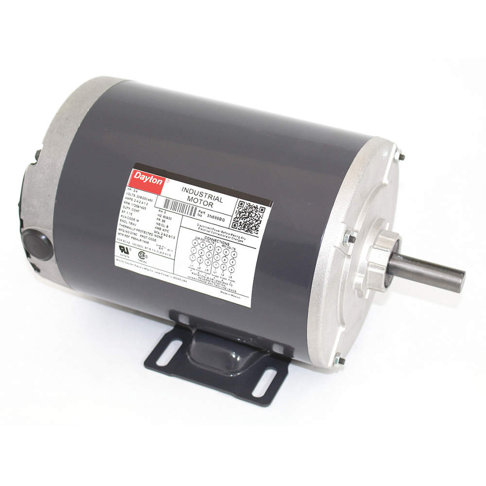 3/4 HP General Purpose Motor, 3-Phase, 1725 Nameplate R