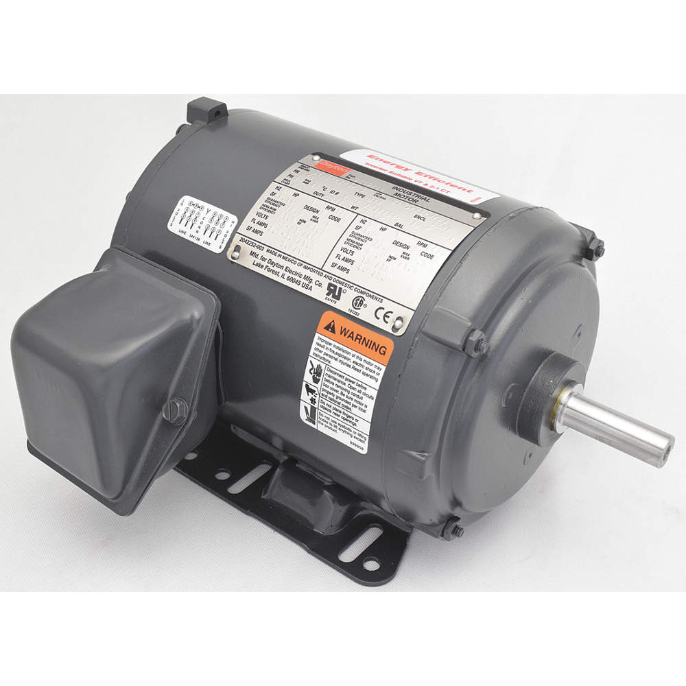 1 HP General Purpose Motor, 3-Phase, 1725 Nameplate RPM