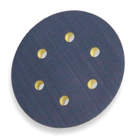 Disc Backup Pad, 6 Dia, Hook and Loop