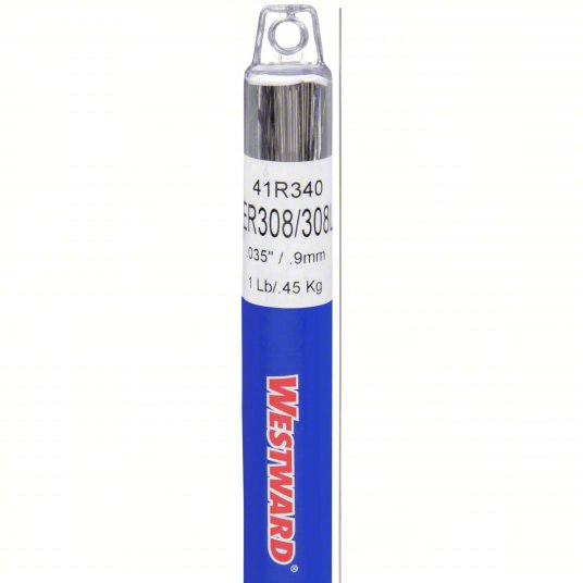 WESTWARD TIG Welding Rod: Stainless Steel, ER308/308L, 