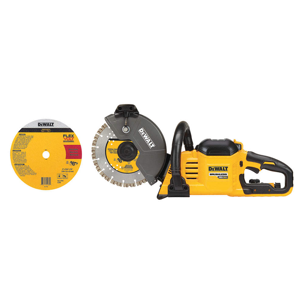 Concrete, Masonry, Wet/Dry, Concrete Saw, 9" Blade Dia.