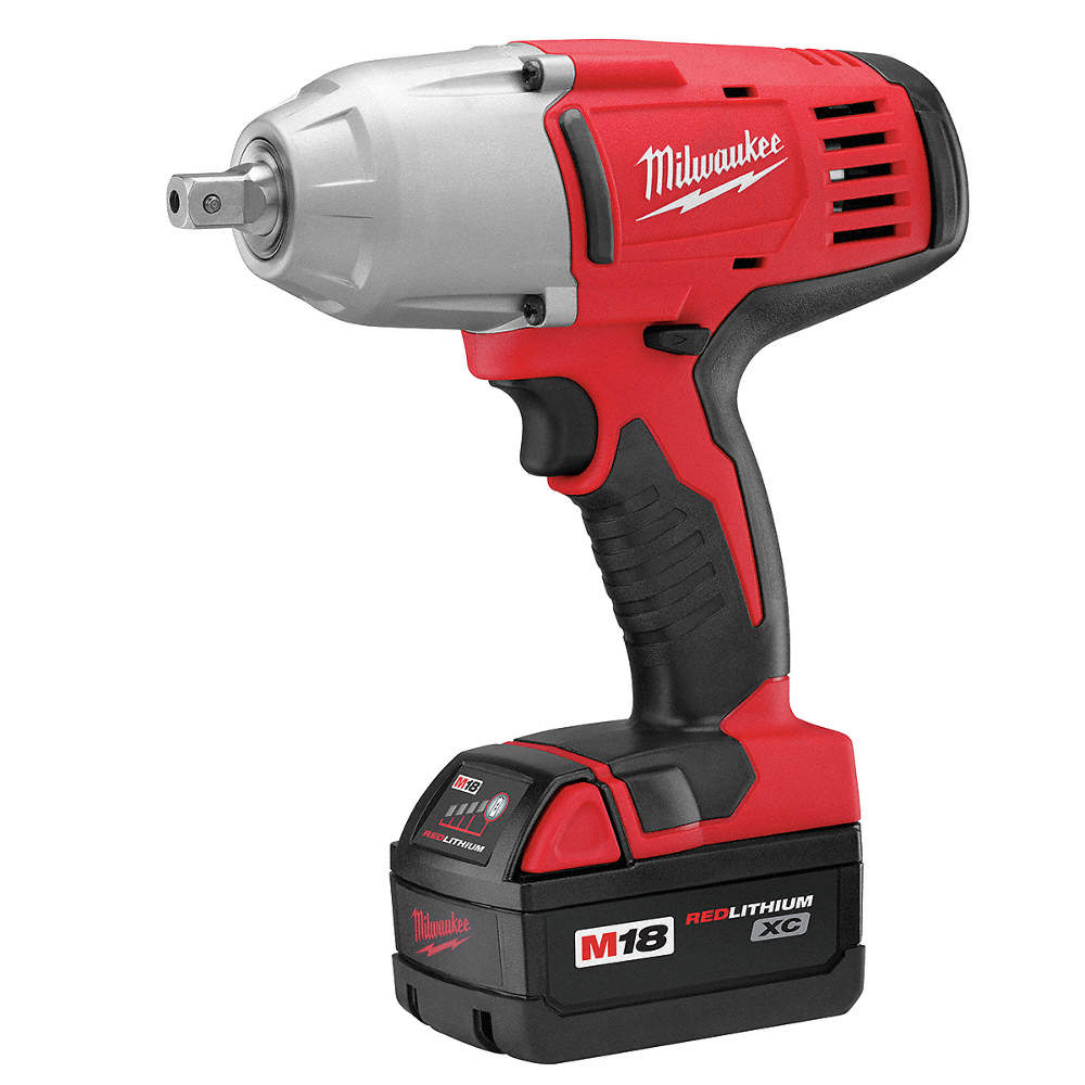 1/2" Cordless Impact Wrench Kit, 18.0 Voltage, 450 ft.-
