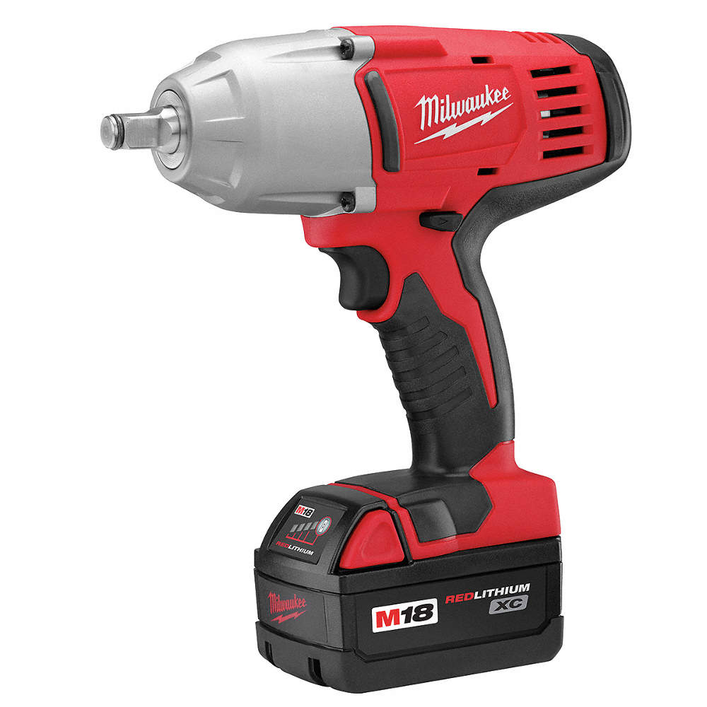 1/2" Cordless Impact Wrench Kit, 18.0 Voltage, 450 ft.-