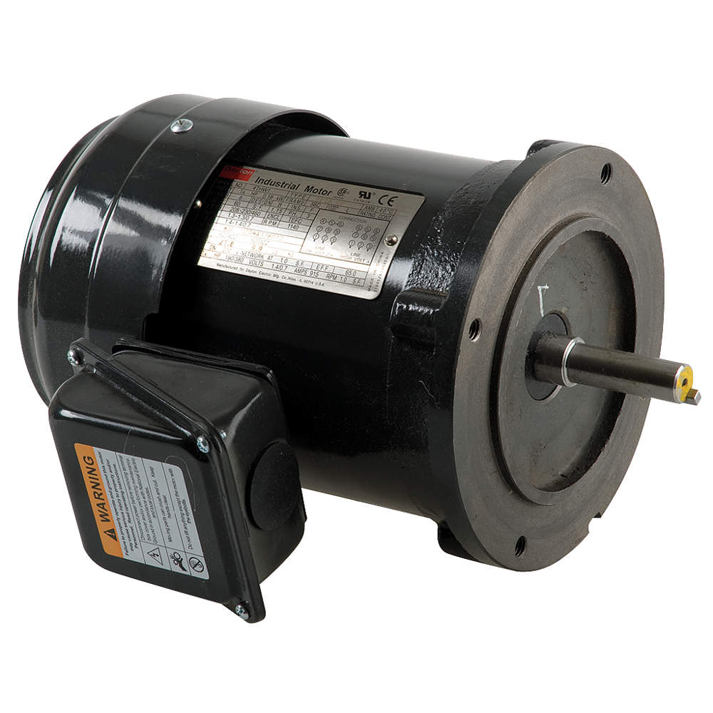 1/2 HP General Purpose Motor,3-Phase,1705 Nameplate RPM