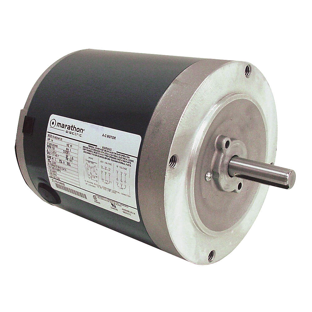 1/4 HP General Purpose Motor,3-Phase,1725 Nameplate RPM