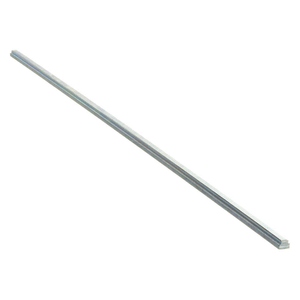 12" Medium Carbon Steel Type 1 Step Key Stock with Zinc