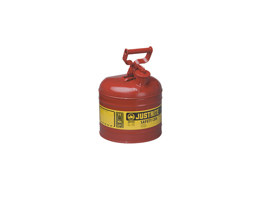 TYPE I STEEL SAFETY CAN FOR FLAMMABLES, 2 GALLON (7.5L)