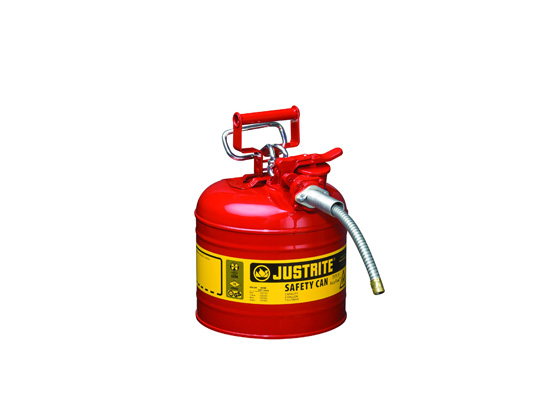 Type II AccuFlow Steel Safety Can for flammables, 1 gal