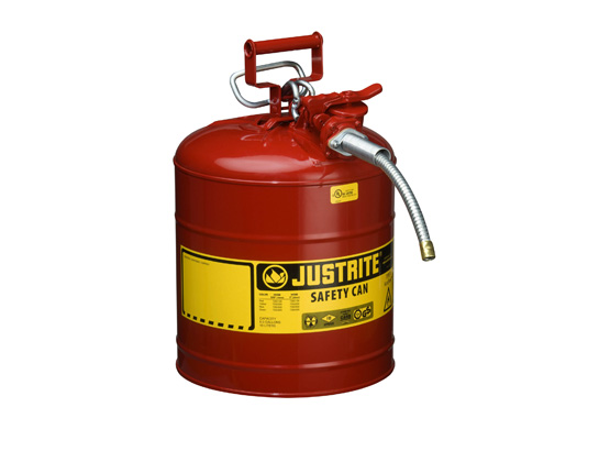 Type II AccuFlow Steel Safety Can for flammables, 5 gal