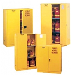 Flammable Cabinet, 60 Gal., Yellow