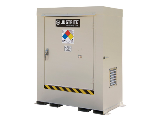 Non-Combustible Outdoor Safety Locker, 2-Drum
