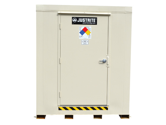 2-hour Fire-rated Outdoor Safety Locker, 2-Drum, Explos