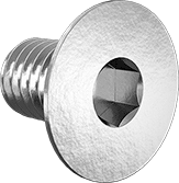 Zinc-Plated Alloy Steel Flat-Head Cap Screw