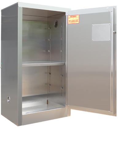 A110-SS Stainless Steel Flammable Storage Cabinet  16 G