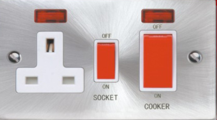Cooker Control Unit With Neon