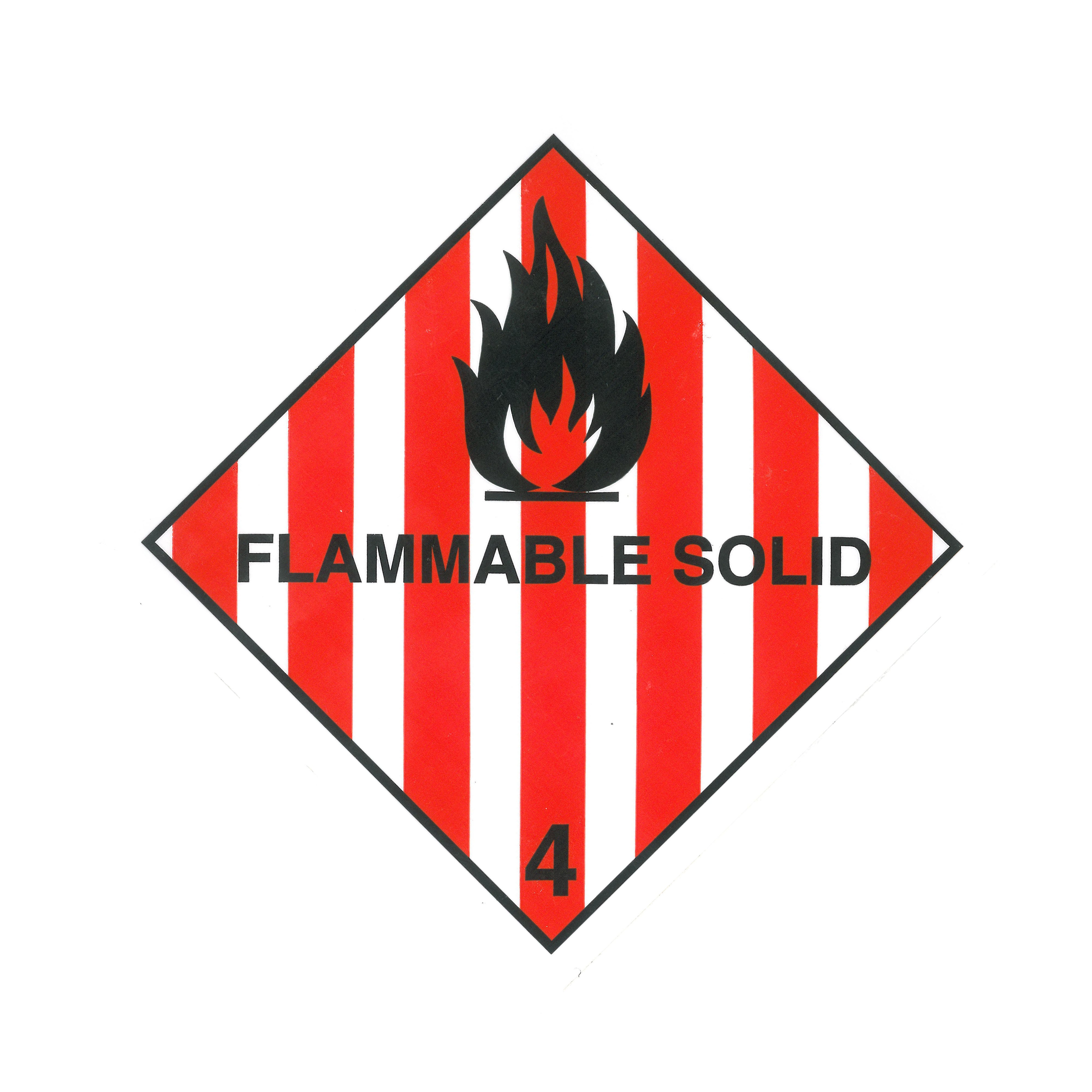 Hazardous - Flammable Substances - Flammable Solid
