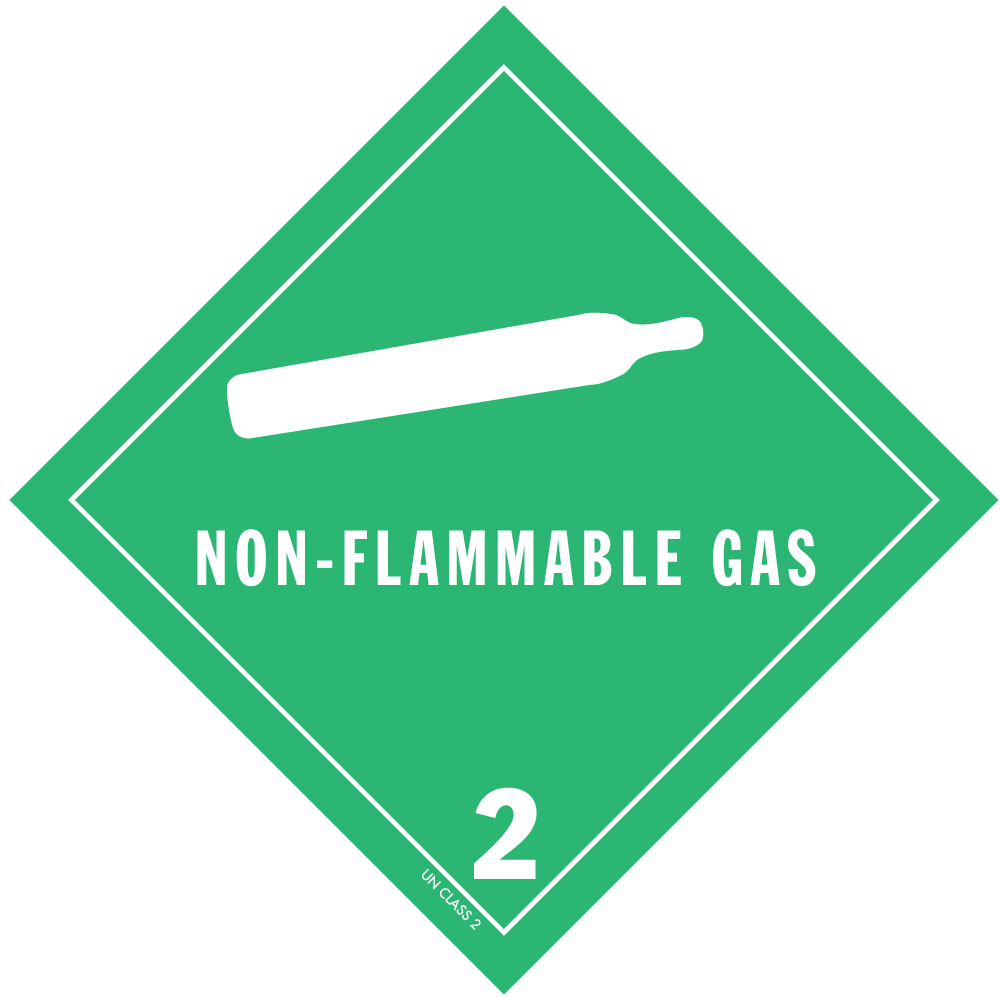 Hazardous - Compressed Gas - NonFlammable
