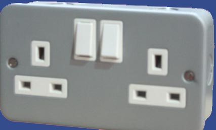 13AMP Switch Socket Single 3X6